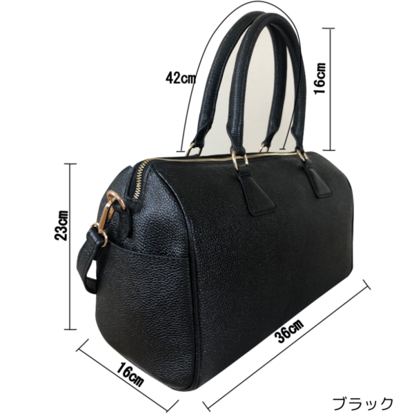 本革2WAYボストンバッグ - Image 3