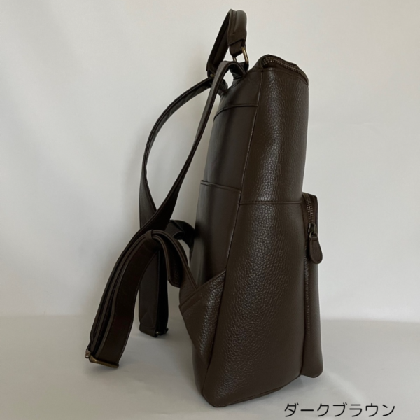 本革バックパック　男女兼用 - Image 8