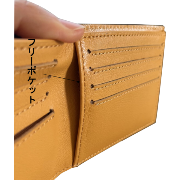メンズ二つ折お財布（コイン入れファスナー型） - Image 15