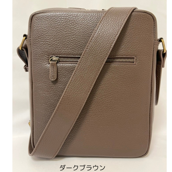 本革メンズショルダーバッグ - Image 8