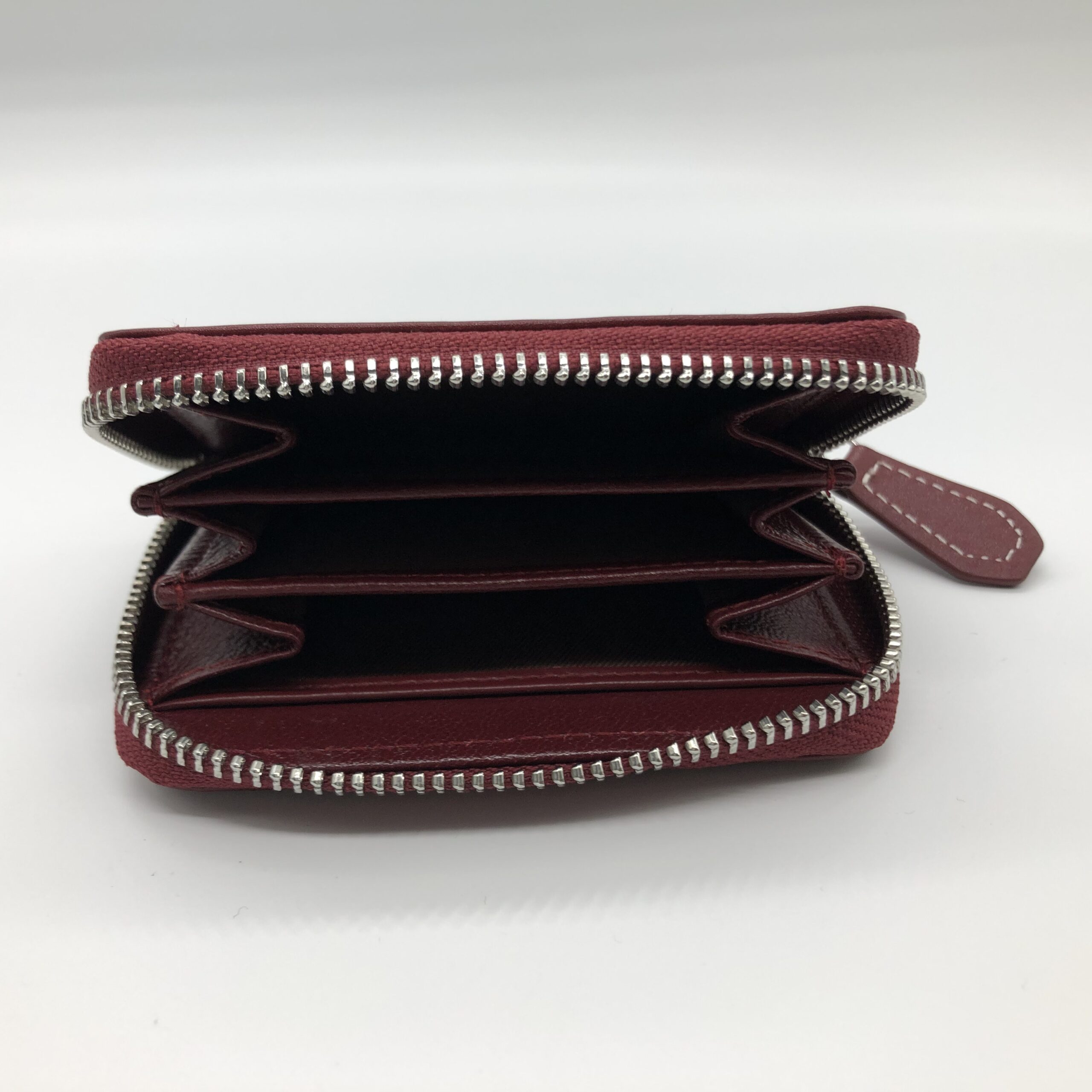 本革コインケース ミニサイフ お財布 ウオレット ファスナー付きコイン入れ カードケース 小銭 プレゼント コンパクト マルチポケット 片手握りサイズ - Image 14